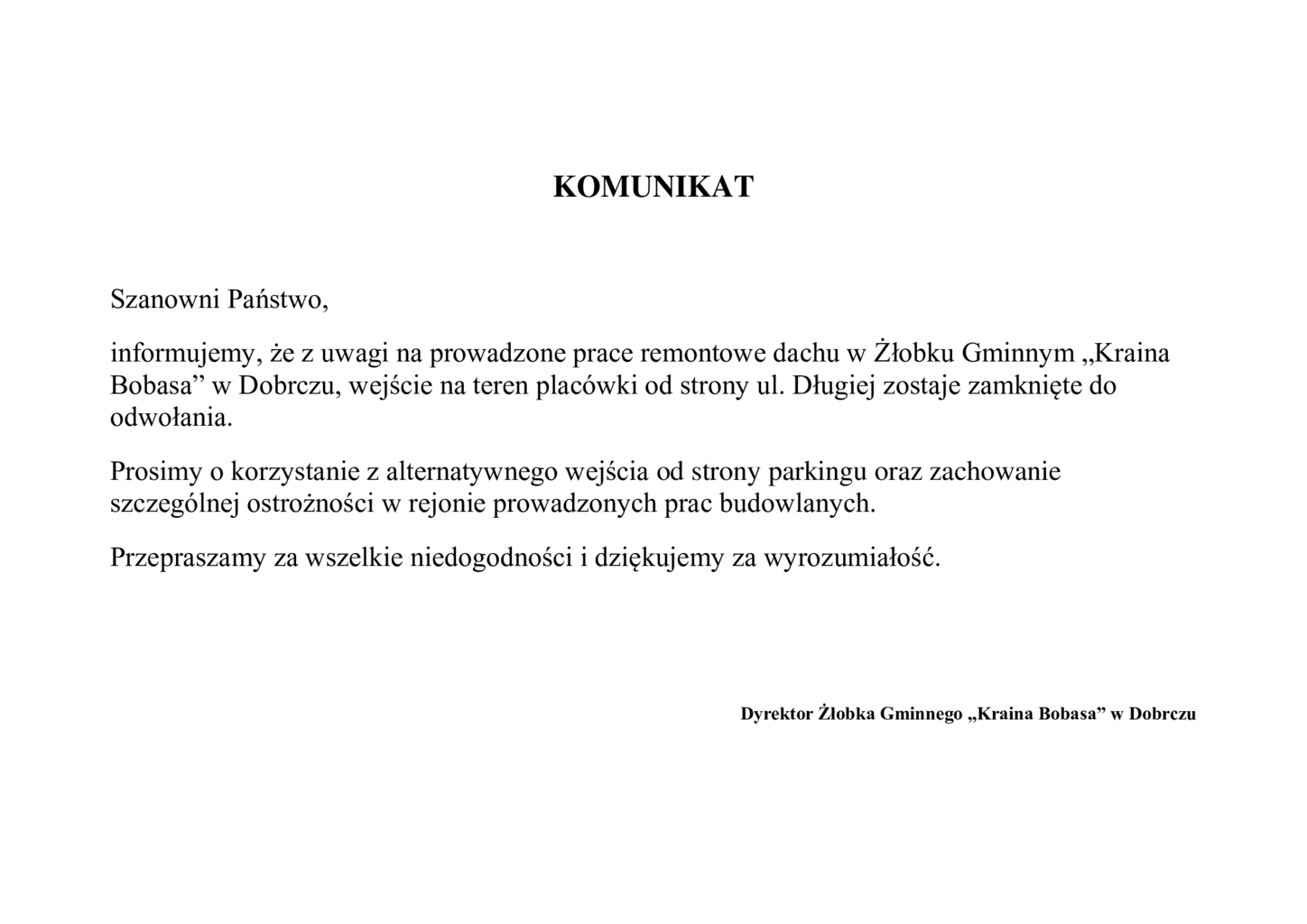 Przykładowy popup